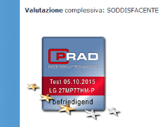 Stelle Prad de LG24MP77HM medio